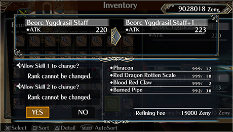 ygg beorc weapons - Ragnarok Odyssey ACE